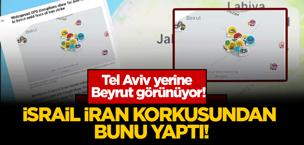 Katil İsrail tutuştu: Korkudan Gps kapattı!