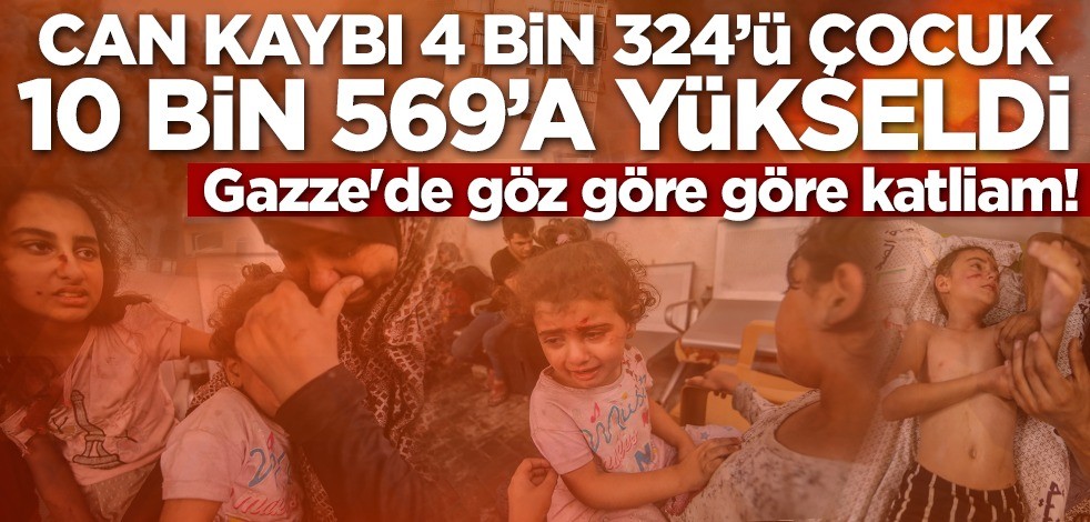 Katil İsrail'in saldırılarında korkunç bilanço! Resmi rakamlara göre 4 bin 500 çocuk katlettiler