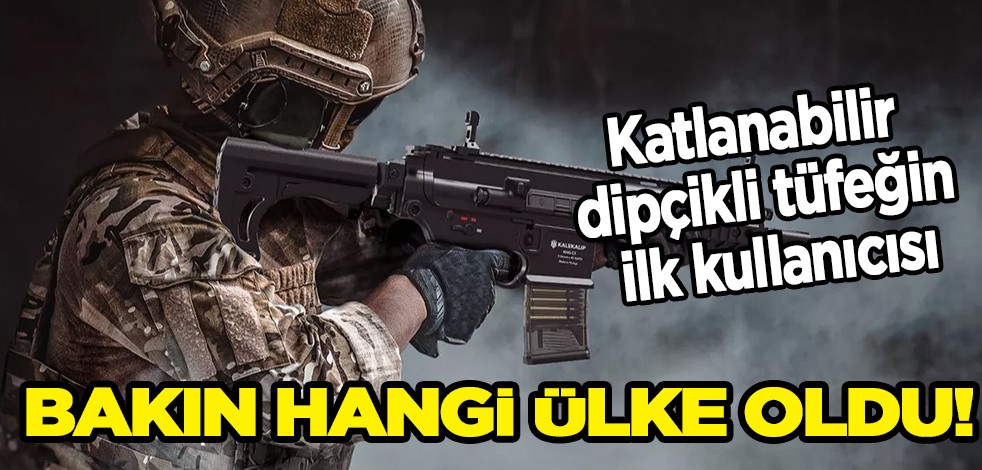 Katlanabilir dipçikli KNG-C5 tüfeğin ilk kullanıcısı Endonezya olacak!
