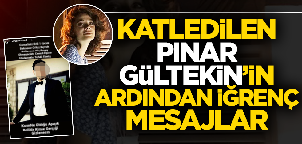 Katledilen Pınar Gültekin'in ardından iğrenç mesajlar