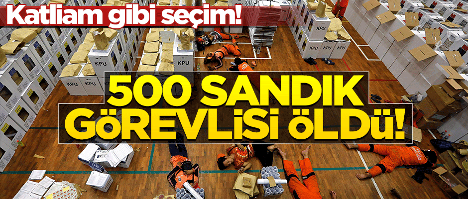 Katliam gibi seçim! 500 sandık görevlisi aşırı yorgunluktan öldü