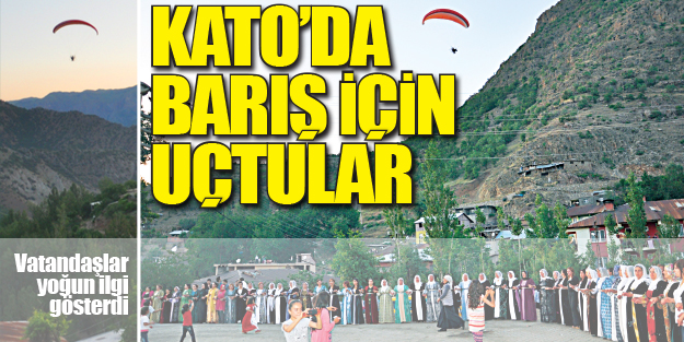 Kato’da barış için uçtular