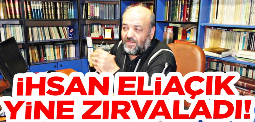 Katranı kaynatsan olmaz şeker... İhsan Eliaçık yine zırvaladı! Şok gelişmeyi Türkiye'ye ilan etti!