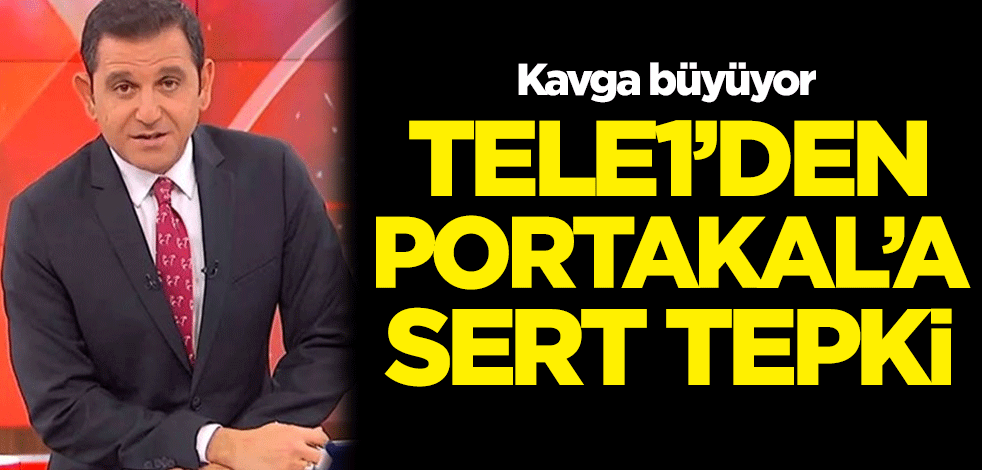 Kavga büyüyor! TELE1'den Fatih Portakal'a sert tepki