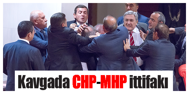 Kavgada CHP-MHP ittifakı