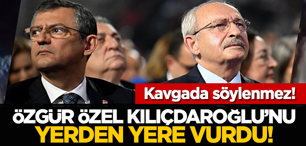 Kavgada söylenmez! Özgür Özel’den Kılıçdaroğlu için şok sözler!