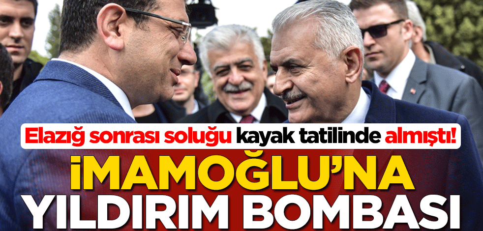 Kayak tatiline giden Ekrem İmamoğlu'na Melih Gökçek'ten Binali Yıldırım bombası