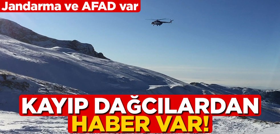 Kayıp dağcılardan birinin ceketi bulundu!