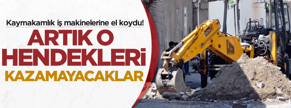 Hizan Kaymakamlığı HDP'li belediyelerin iş makinelerine el koydu