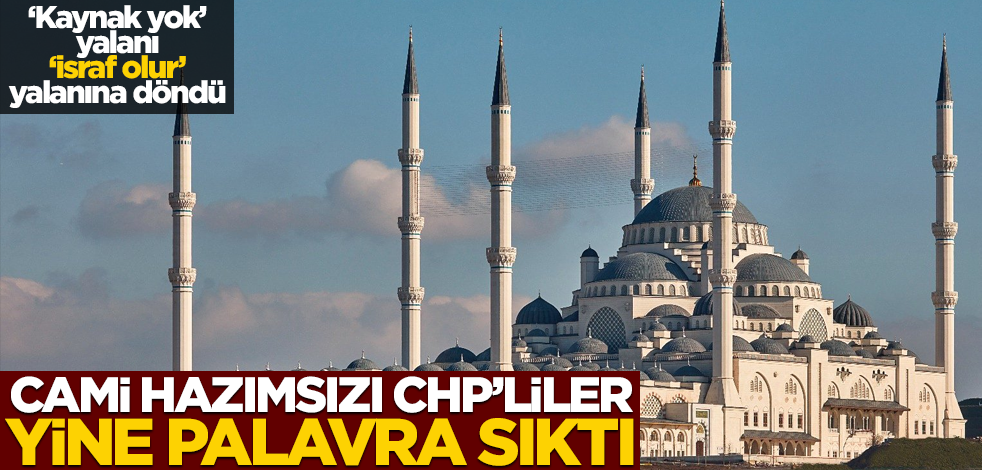 "Kaynak yok" yalanı "israf olur" yalanına döndü! İBB, Çamlıca Camii'nin metro hattını bu bahaneyle yapmamış