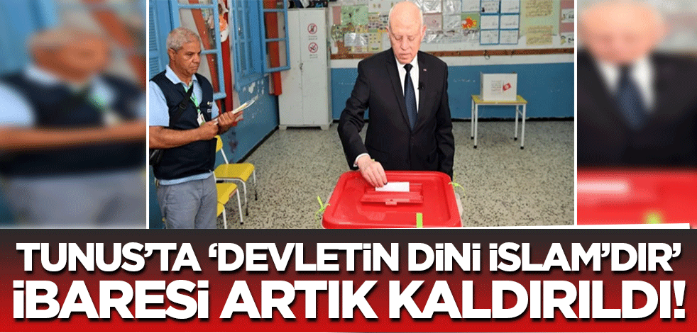 Kays Said'in hazırladığı anayasa kabul edildi! Tunus'ta artık devletin dini İslam değil!