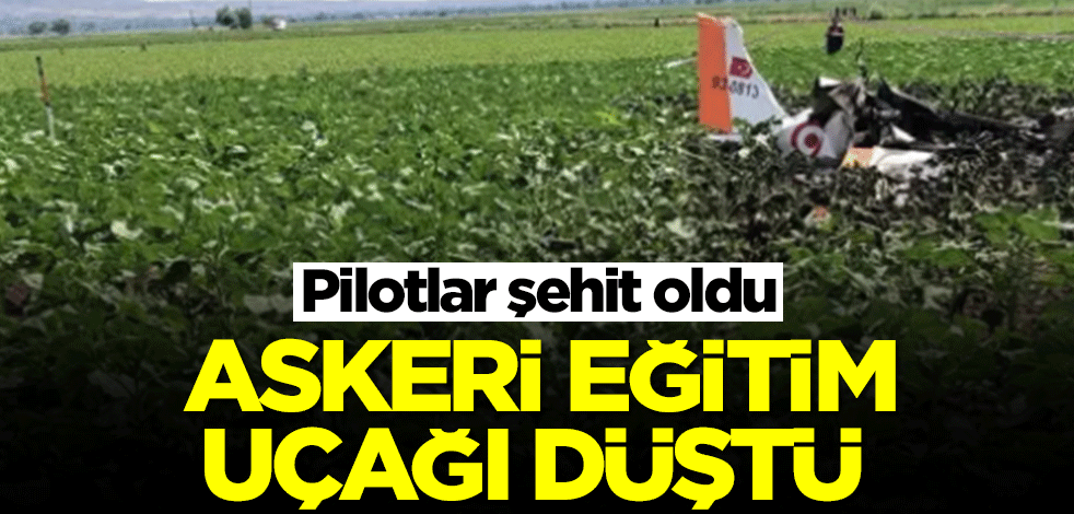 Kayseri'de eğitim uçağı düştü! 2 pilot şehit oldu