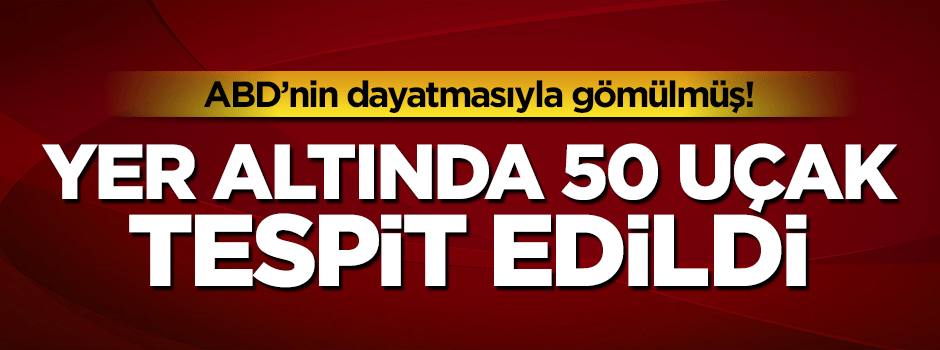 Kayseri'de 50 uçak yer altında bulundu!