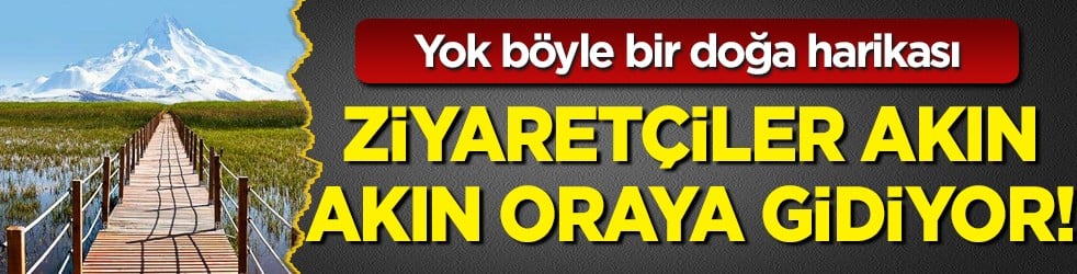 Kayseri'de ziyaretçilerin akın ettiği o yer: Birçok kuş türüne ev sahipliği yapıyor... 