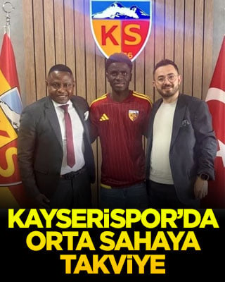Kayserispor’da orta sahaya takviye