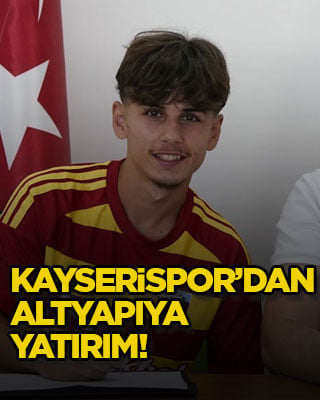 Kayserispor’dan altyapıya yatırım!