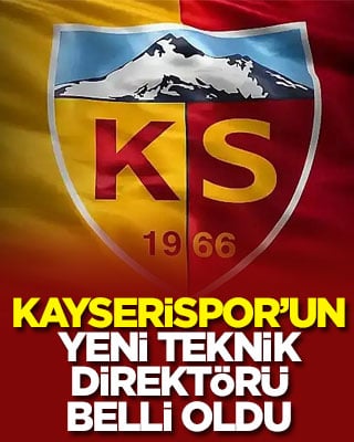 Kayserispor’un yeni teknik direktörü belli oldu