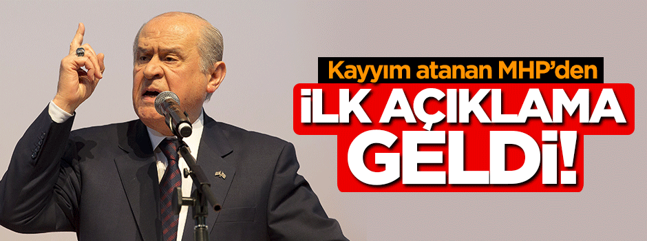 Kayyım kararı sonrası MHP'den ilk açıklama!