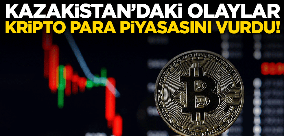 Kazakistan'daki olaylar kripto para piyasasını vurdu!