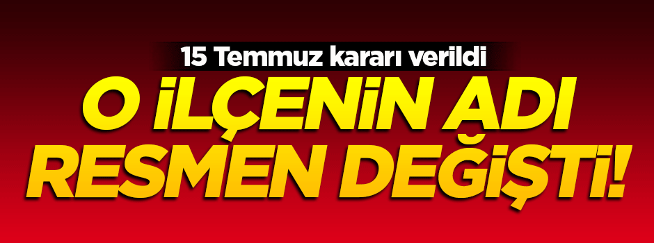 Kazan'ın adı resmen Kahramankazan oldu!