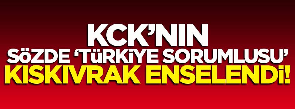 KCK'nın sözde 'Türkiye sorumlusu' enselendi