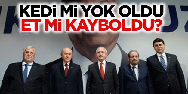 Kedi mi yok oldu, et mi kayboldu?