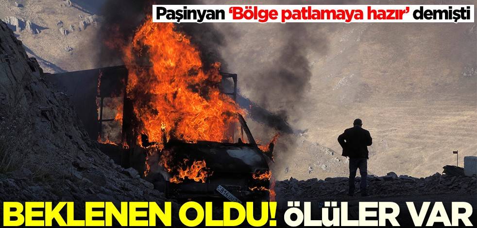 Kelbecer'de patlama! Ölüler var