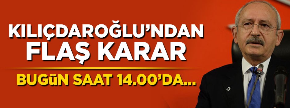 Kemal Kılıçdaroğlu CHP MYK sonrası konuşacak