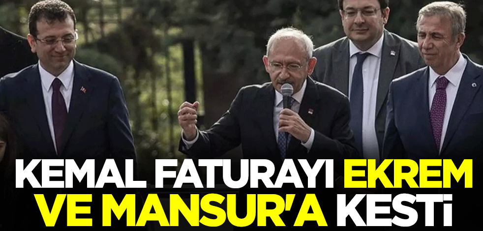 Kemal Kılıçdaroğlu faturayı Ekrem İmamoğlu ve Mansur Yavaş'a kesti: Büyük kentler istediğim gibi çıkmadı