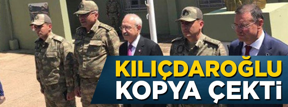 Kemal Kılıçdaroğlu kopya çekti