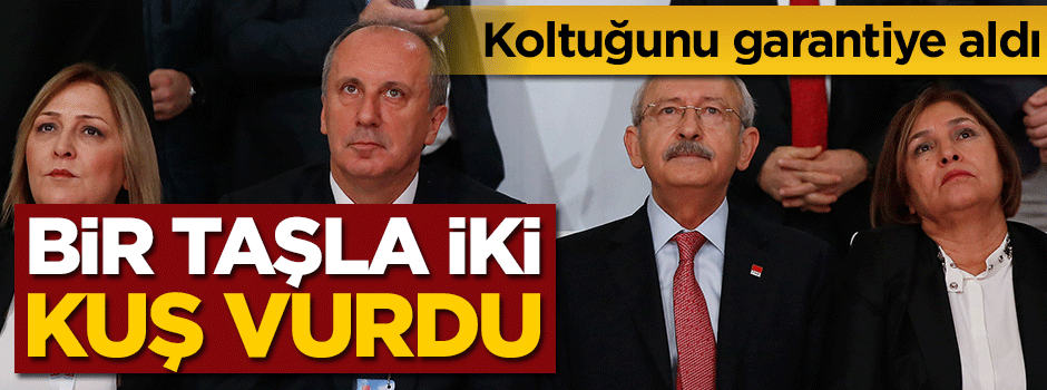 Kemal Kılıçdaroğlu, Muharrem İnce'nin gazını aldı