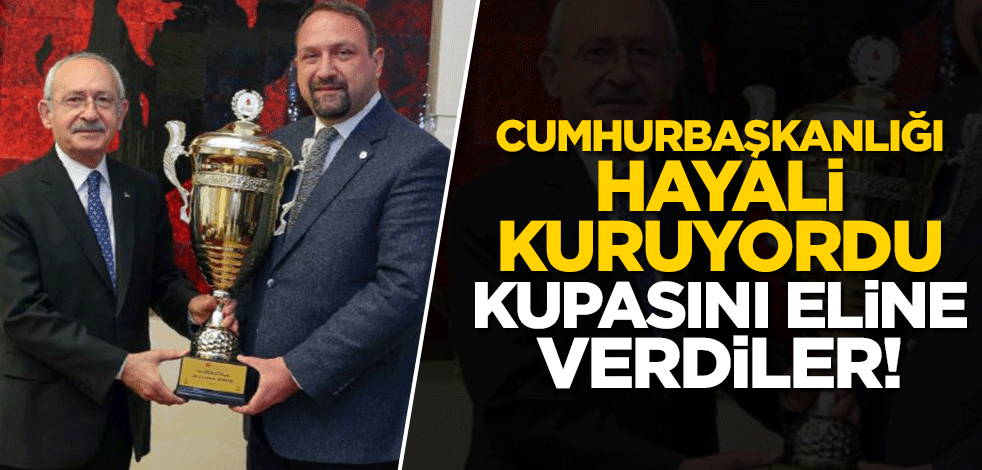 Kemal Kılıçdaroğlu'na Cumhurbaşkanlığı Kupası verildi