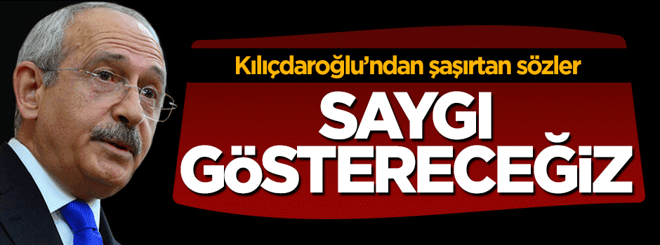 Kemal Kılıçdaroğlu'ndan şaşırtan sözler: Genel Kurul'un kararına saygı duyacağız
