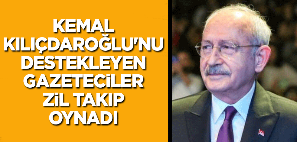 Kemal Kılıçdaroğlu'nu destekleyen gazeteciler sevinç içinde!