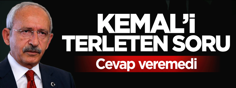 Kemal Kılıçdaroğlu'nu terleten PYD sorusu