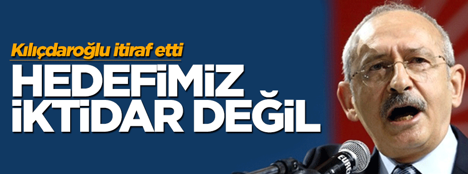 Kemal Kılıçdaroğlu'nun hedefi yüzde 35 oy