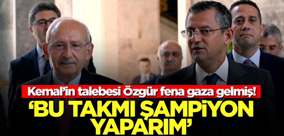 Kemal’in talebesi Özgür fena gaza gelmiş: Ben bu takımı şampiyon yaparım