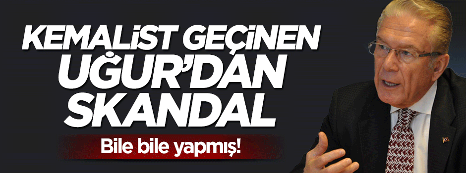 Kemalist geçinen Uğur Dündar skandal sözlerinin arkasında durdu