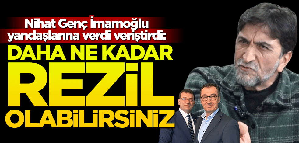 Kemalist Nihat Genç, CHP'lilere verdi veriştirdi