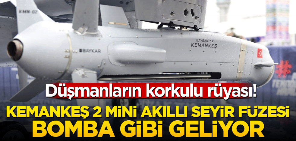 KEMANKEŞ 2 Mini Akıllı Seyir füzesi'nin test süreci başarıyla sürüyor