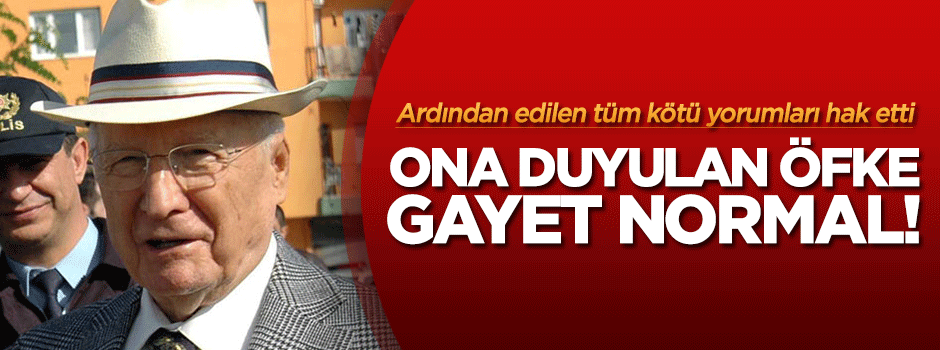 Kenan Evren'in şahsına duyulan nefret son derece normal