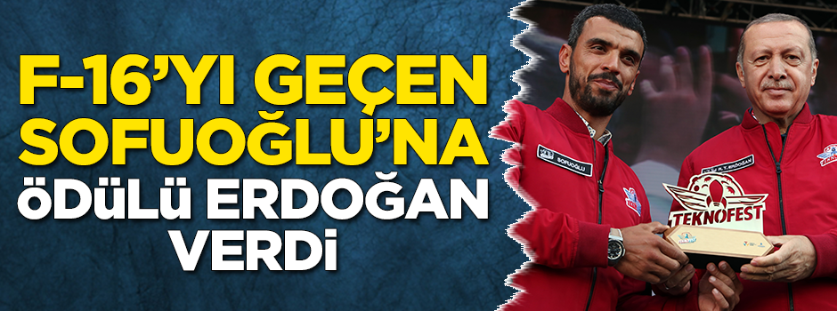 Kenan Sofuoğlu'na ödülünü Erdoğan verdi