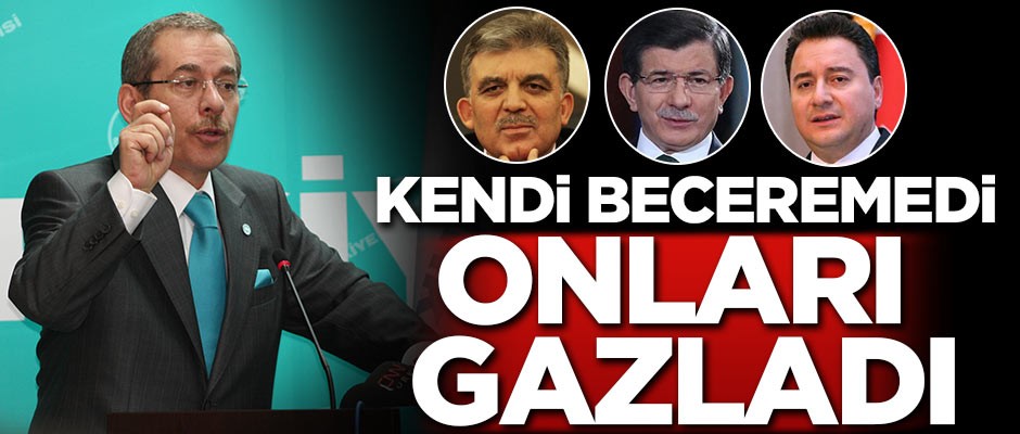 Kendi beceremedi! Onları gazladı