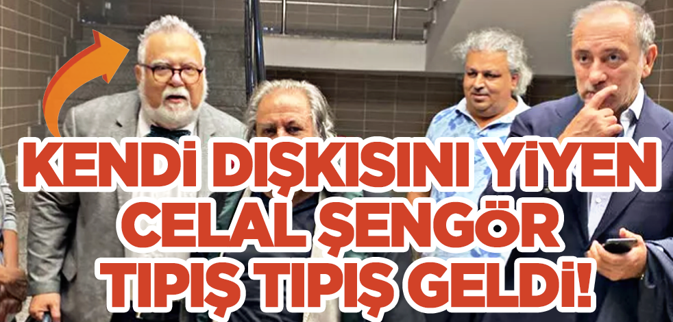 Kendi dışkısını yiyen Celal Şengör tıpış tıpış geldi!