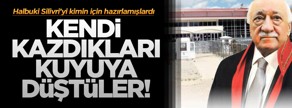 Kendi kazdıkları kuyuya düştüler!