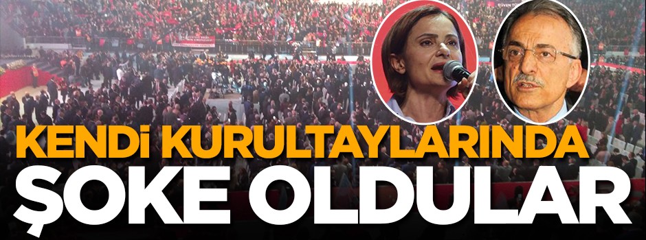 Kendi kurultaylarında şoke oldular!