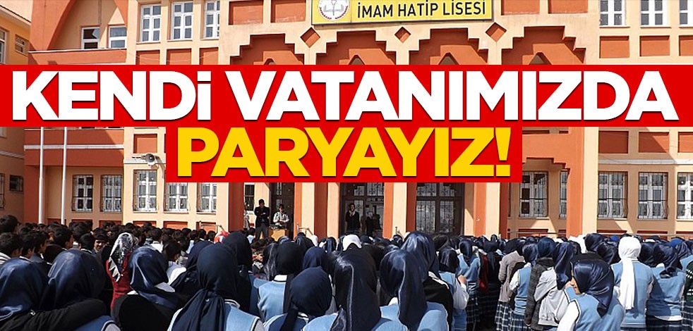 Kendi vatanımızda paryayız!