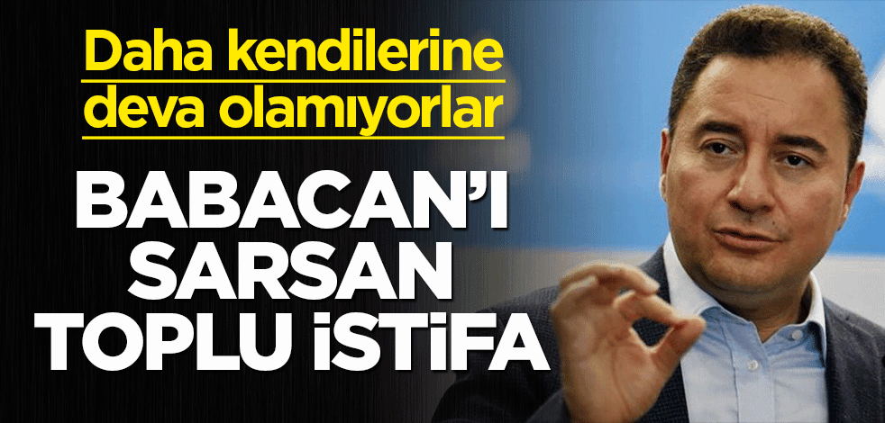 Kendilerine bile 'deva' olamadılar! Ali Babacan'ı sarsan toplu istifa