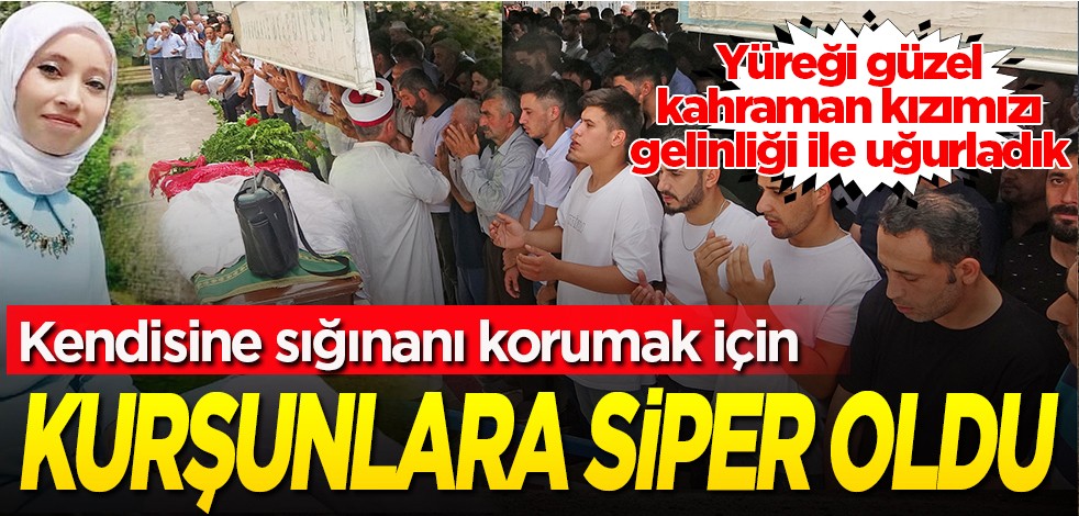 Kendisine sığınanı korumak için kurşunlara siper oldu