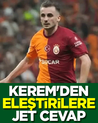 Kerem Aktürkoğlu'ndan eleştirilere jet cevap